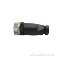 4 Pin A Code M12 Female Straight Connector